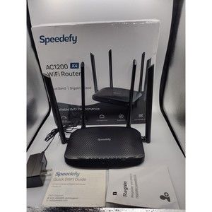 Speedefy AC1200 WiFi Router K4 Dual Band Gigabit Used Once